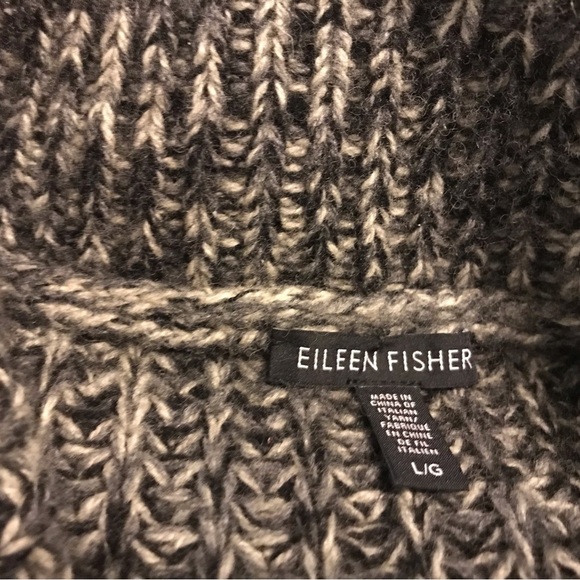 Eileen Fisher Tweedy Yak Merino Wool Blend Knit Sweater Vest Full Zip - Picture 2 of 8